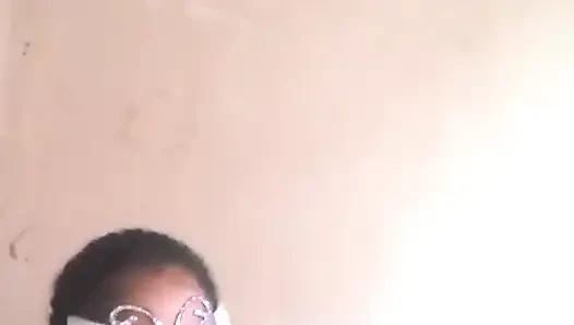 African woman touching her pussy
