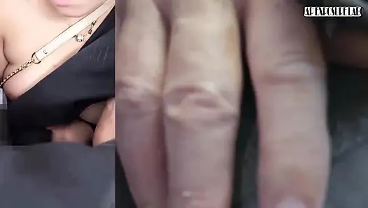 Busty Sash Strap Outfit, Tit Squeeze and Panty Slide Tease. Fingering Makes Her Scream, Special Edition!