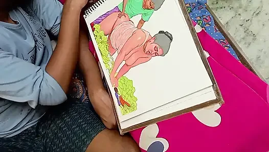 Seorang wanita desa India yang seksi tapi malang meniduri penjual sayuran untuk membayar sayuran