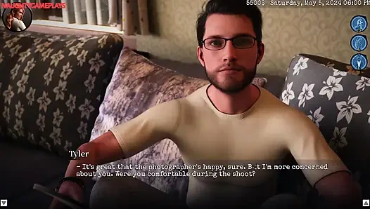 Границы морали, часть 10, By Novel-Games - Муж лижет киску жены