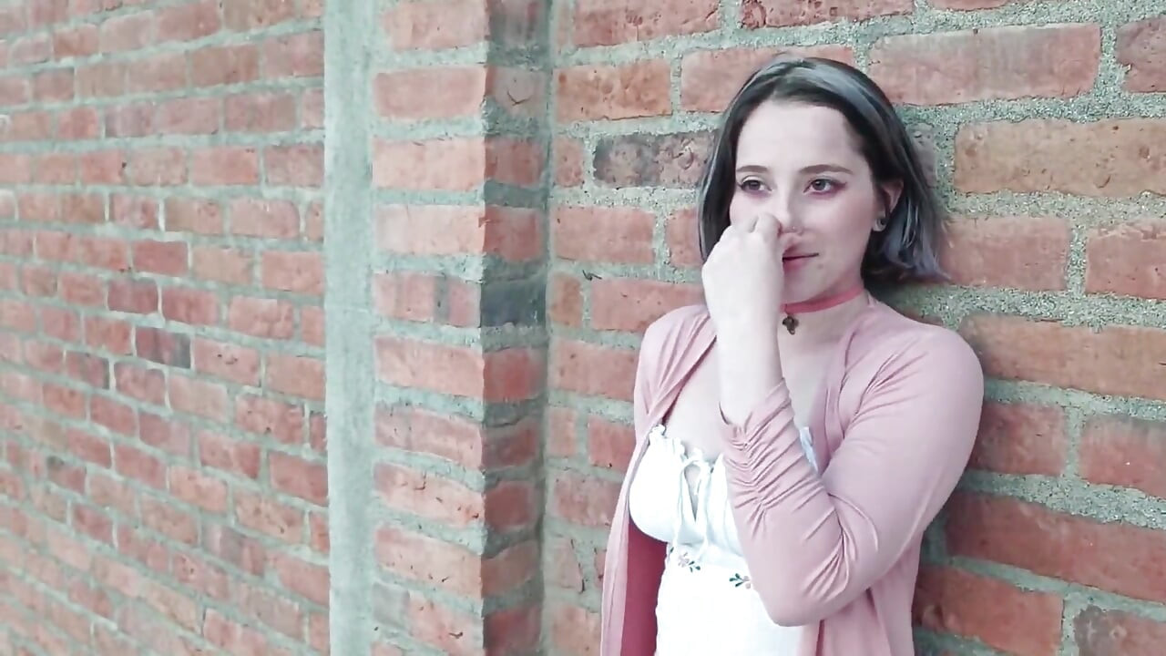 TAKING MY STEPSISTER FOR A WALK WITH A VIBRATOR STUCK IN HER PUSSY PART 1