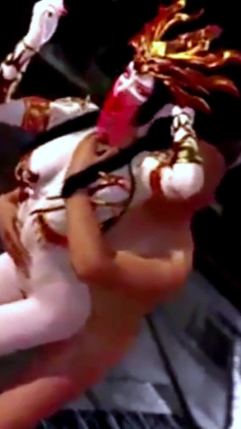 Iconic moment from "Medusa Queen and the old man in her tribe - Hentai 3d Uncensored V382"