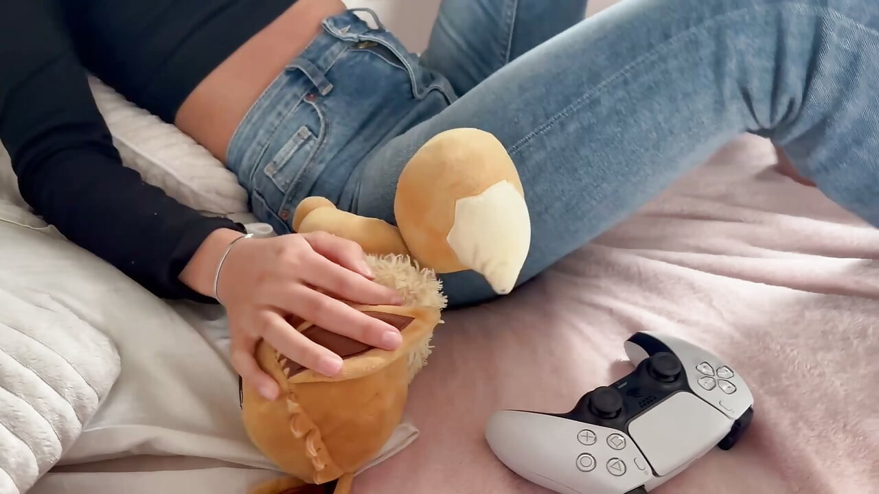 I interrupted my nerdy stepsister's video game