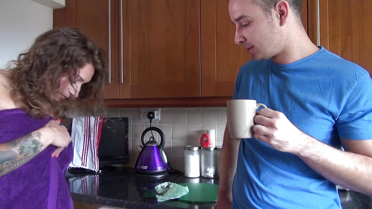 Tattoed babe gets fucked hard by her stepbrother