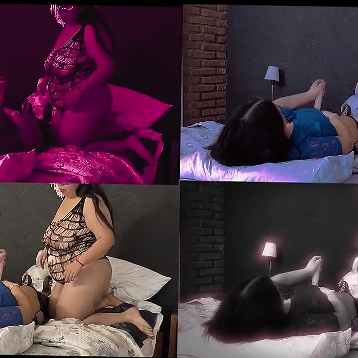 Videos para fanáticos, iniciación lésbica, explorar con una amiga, 4 versiones coloridas