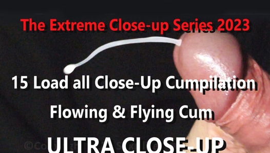 The Extreme Close-up Series -  15 Load Cumpilation all Close-Up POV Cumshots with Live Audio