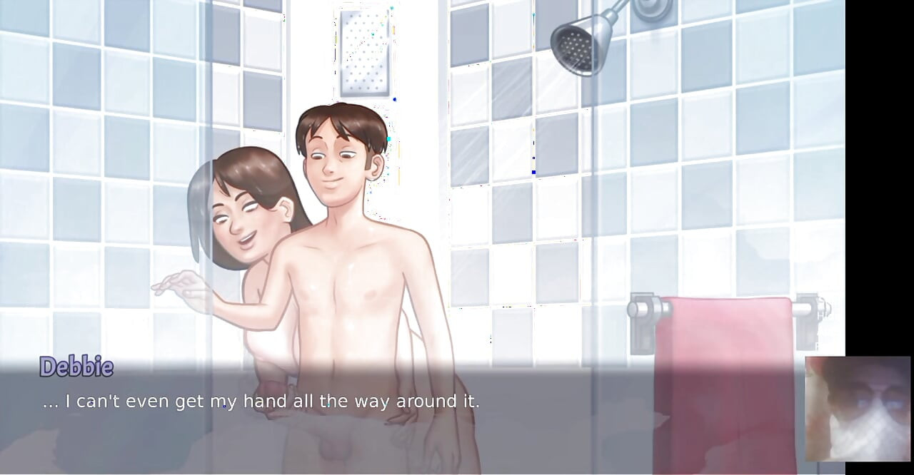 Milf Step-Mom Debbie All Shower lewd Scenes! summer time saga new update