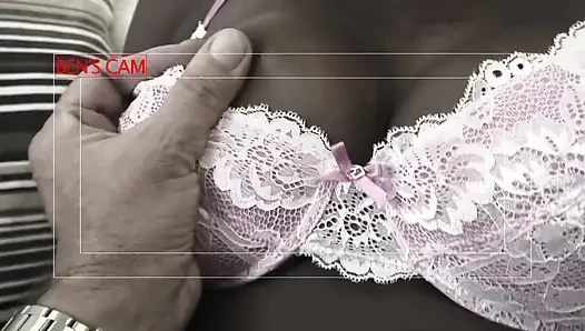 Rbony menunjukkan bakat mengisapnya ke kamera selama threesome