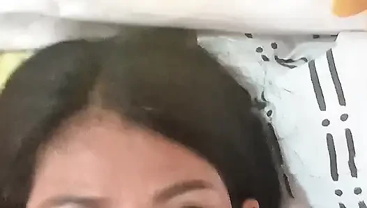 Asian Thai Milf blowjob and cum swallow