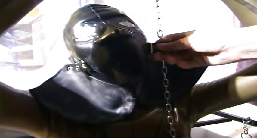 Bdsm action with masked chick