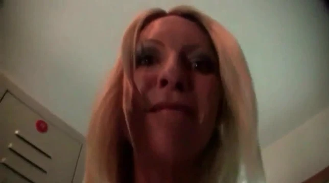 Blond MILF fucks with a stranger
