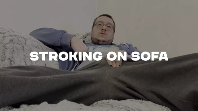 Stroking on Sofa