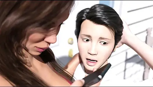 Orta yaşlı seksi kadın deresi #15 - Johannes Rose'u sikiyor ve Anne gördü