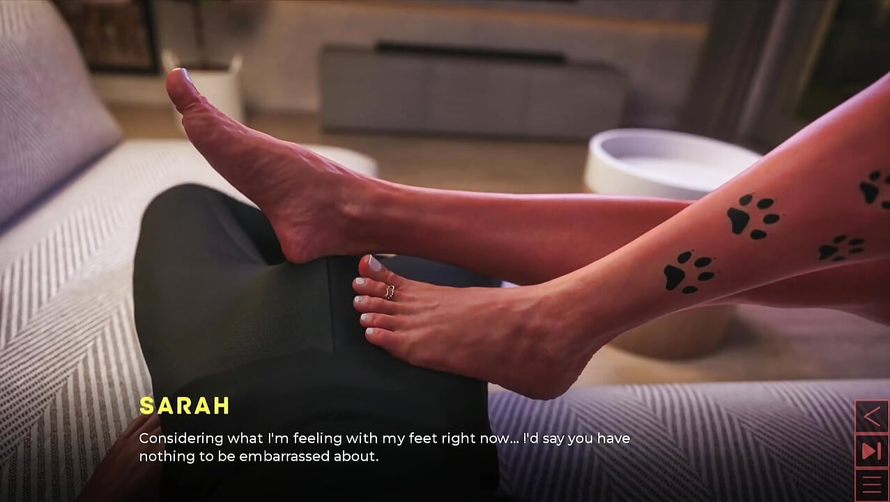 the synthetic milf masturbate awith feet in her room