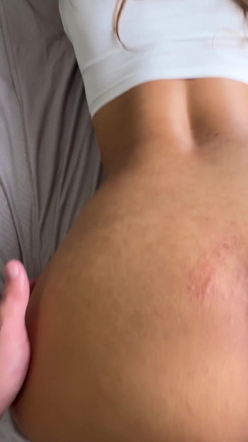 Please, Stepbrother cum all over my big ass! | Clip 1