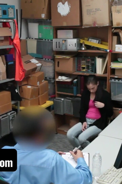 Shoplyfter - Mischievous Bobbi Dylan Tries to Steal From the Wrong Store and Gets Detained and Used