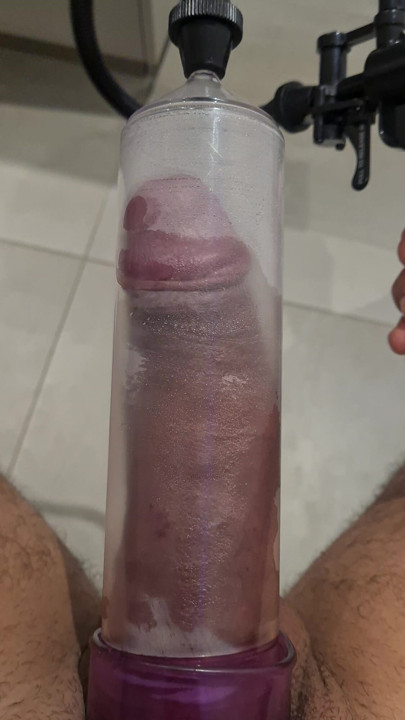 Masturbating big cock