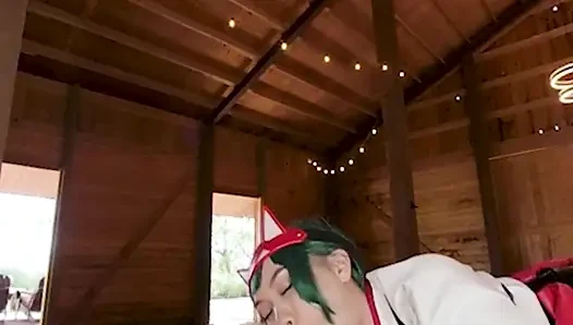 VRCosplayx Kimmy Kimmy Kim как OVERWATCH 2 KIRIKO хочет сгладить недопонимание с чистой страстью, часть 1