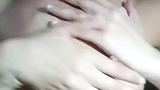 Desi Girl Boobs Pressing & Fingering Session  Soft Tit Play & Wet Pussy Tease