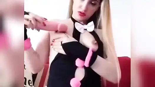 Video Enjoying My Bunny Costume!