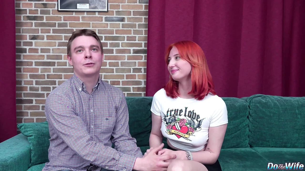 Redheaded Wife Emma Korti Gets Anally Creampied as Husband Watches