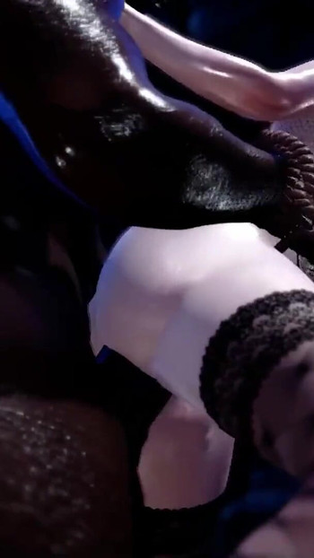 Unforgettable moment from "Naughty Witch in the Woods"