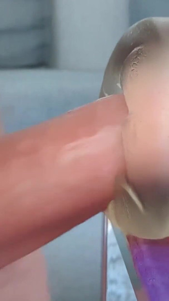Spectacular moment from "Teen boy fucks his fleshlight and cums inside"