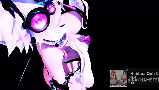 Yukari Succubus Roki Halloween mmd r18 dance 3d hentai ahegao milf bdsm