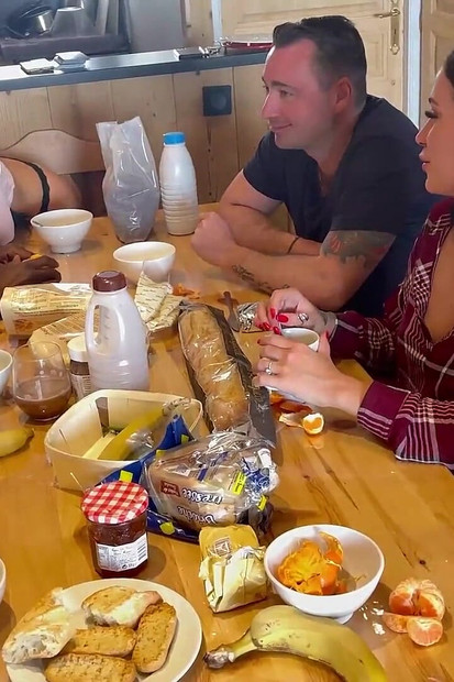Orgie in einem Bergchalet