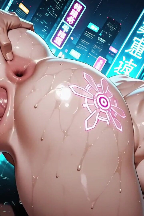 Neon Ghost of the Midnight Grid - Ai Video