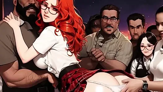 Sexy Young Women Find Sweaty BBC's in the Mosh Pit