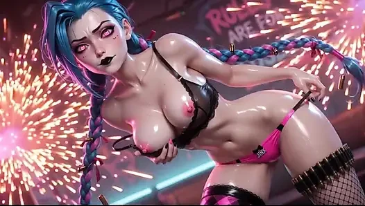Kompilasi jinx wet menggoda cewek toket besar dan ahegao versi lengkap