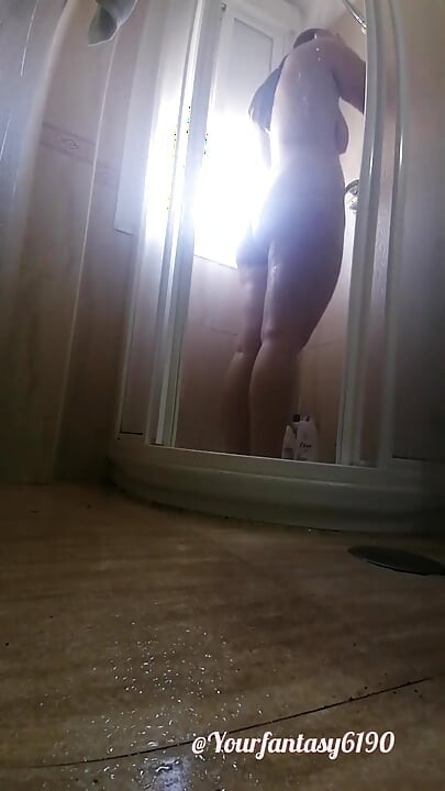 Peeker Cam onder de douche