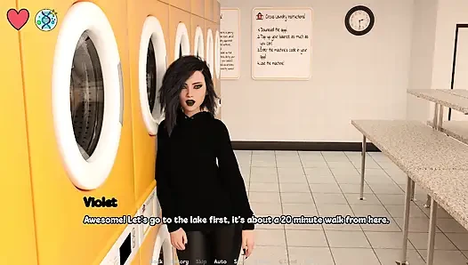 Elmwood University #23 - Romantic Date With Hot Busty Goth Girl