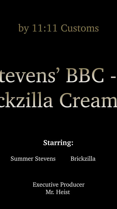 Büyük zenci - arka bahçede brickzilla dölleniyor