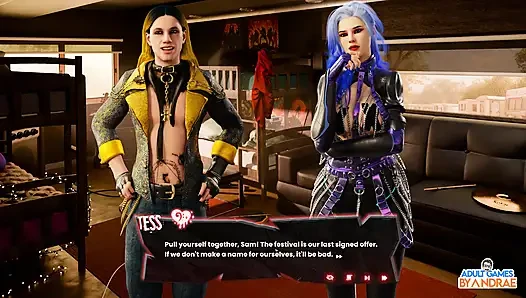 Sex, Sin & Rock'n'roll Gameplay Part 1 - Van Crash, Motel Stop & a Strange New Beginning