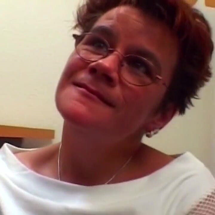 Mature Slut Stuffs Dildo Deep in Dripping Pussy on Stairs