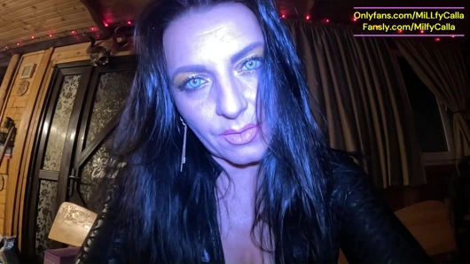 Vampir joi dominan - gooning whispers, spit & obedience