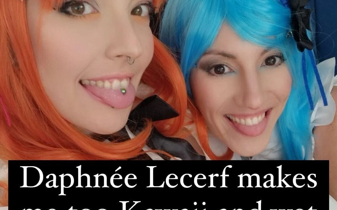 Lety Howl y Daphnee Lecerf lesbianas lamiendo follada anal con cinturón terminando en una instrucciones de paja con cuenta regresiva