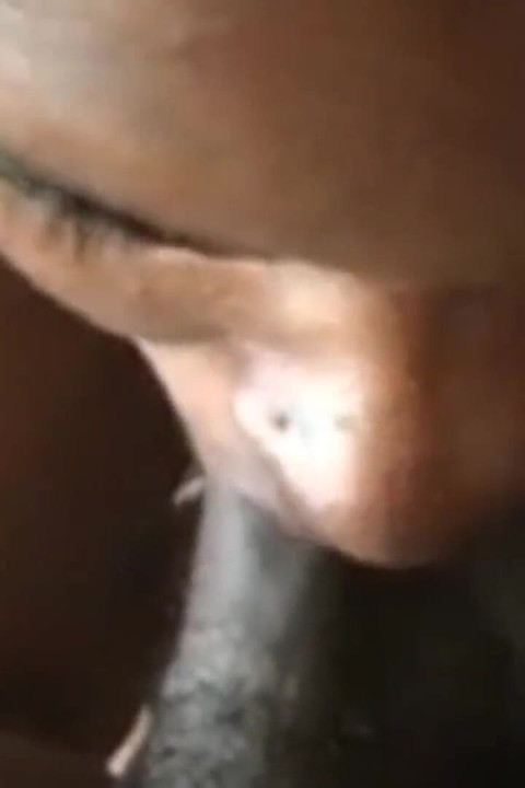 She Slurps Dick Until It Cum on Her Face!!! Pt.1