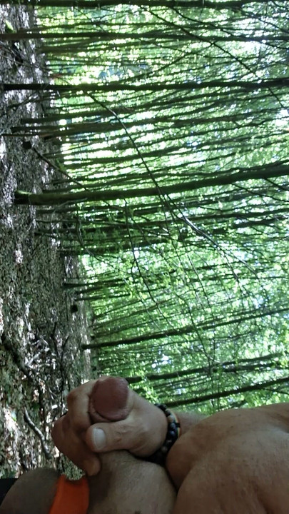 snotting in the forest