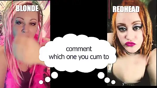 Comment which one made you cum blonde or redhead straight version
