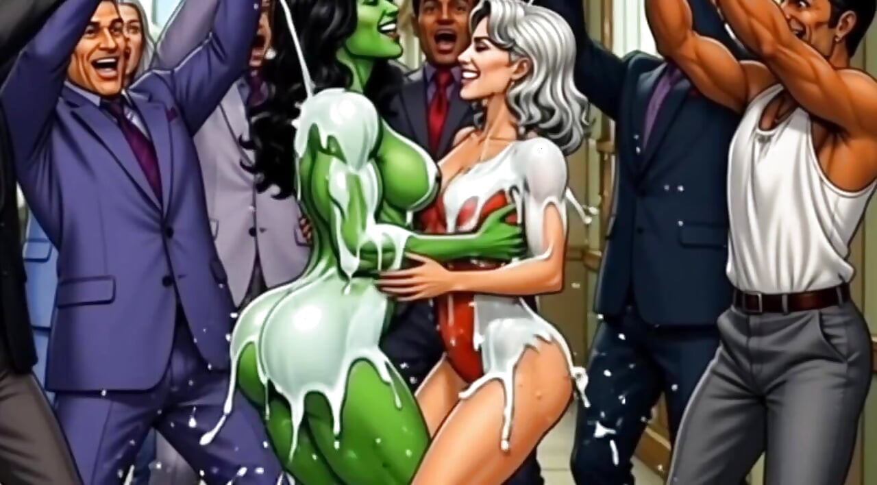 She-hulk Slut Not a Day Without Fucking. Big Compilation Cartoon