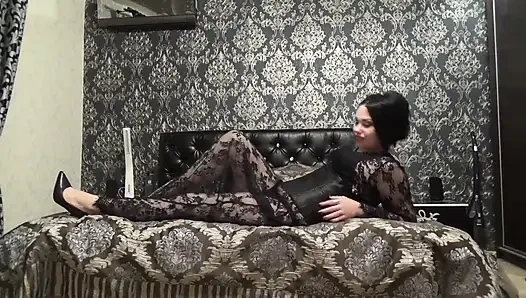 Femdom - joi versi 1 dengan muncrat dan instruksi fingering pantat