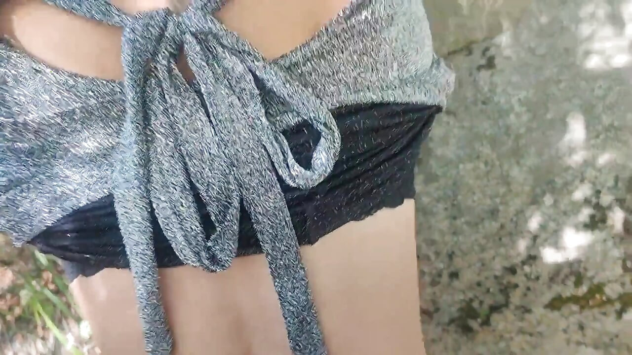 Outdoor Oral and Doggy Style Sex