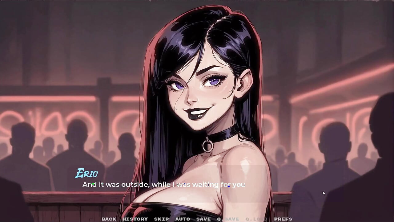 My New Girlfriend  Taboo Hentai Game  Ep.40 Goth Girl Blowbang in the Toilet!