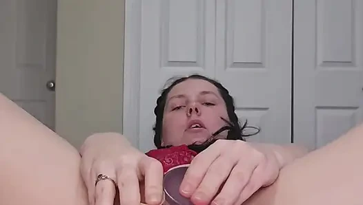 Nasser doppelter vaginaler dildofick