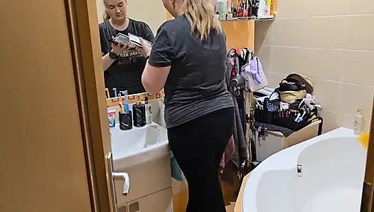 Watching My Wife Get Ready… She Looks so Good - Mirror Makeup Routine