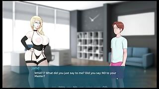 Sexnote - すべてのセックスシーンタブー変態ゲームポルノプレイEp.9 女王様継母とレズビアン熟女Scisoring