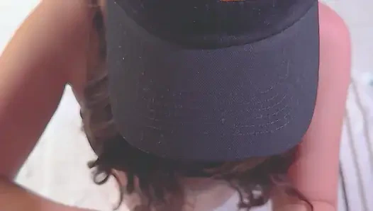 Gorgeous Tanned Latina: Sloppy BBC Blowjob Skills